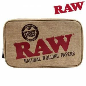 Raw Smell Proof Smokers Pouch - Beige