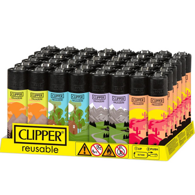 Clipper Travelers Lighters - 48ct