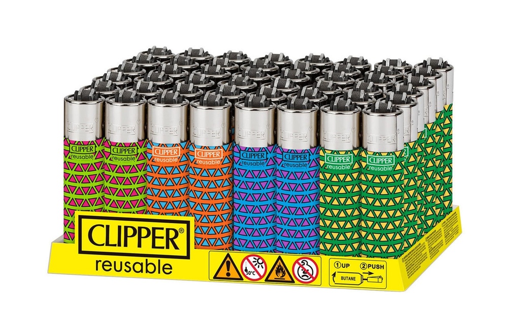 Clipper Triangles  Lighters - 48ct