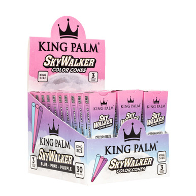 King Palm Sky Walker Colored Cones - 30ct