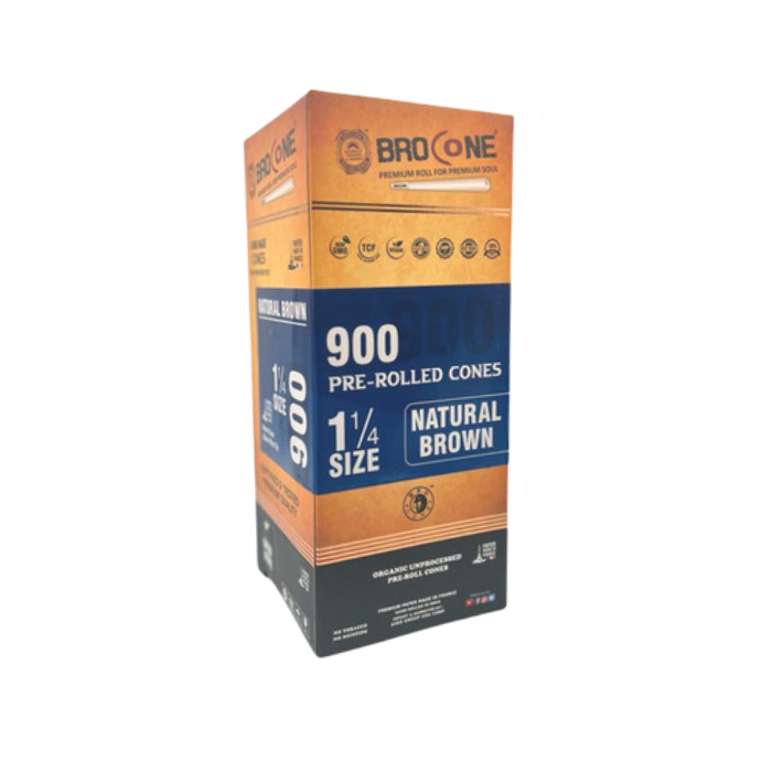 BroCone 1 1/4 Pre-Rolled Cones - 900ct