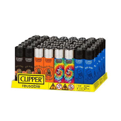 Clipper ZigZag Lighters #2- 48ct