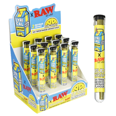 RAW Lyrical Lemonade Bud Wrap Terp Pre-Rolled Cones - 12ct