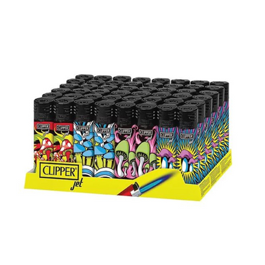 Clipper Mushrooms Lighters - 48ct