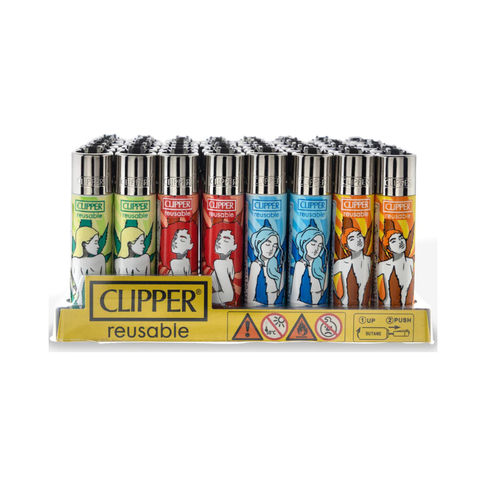Clipper Miss Mary Jane Lighters - 48ct