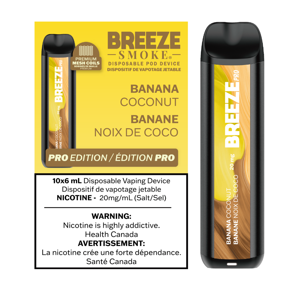 Breeze Pro 2000 Puffs Disposable Pod Device - 10ct