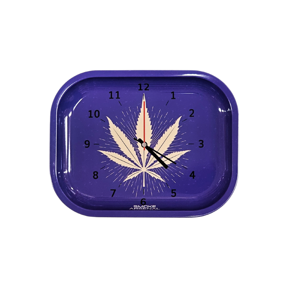 420 Clock Metal Rolling Tray - Small