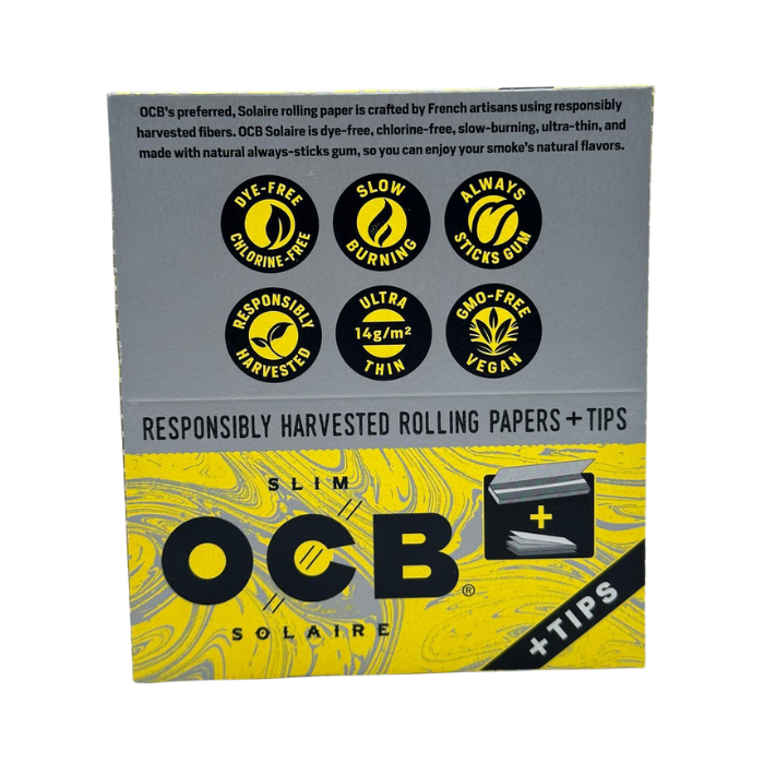 OCB Solaire Slim Filter and Tips - 24ct