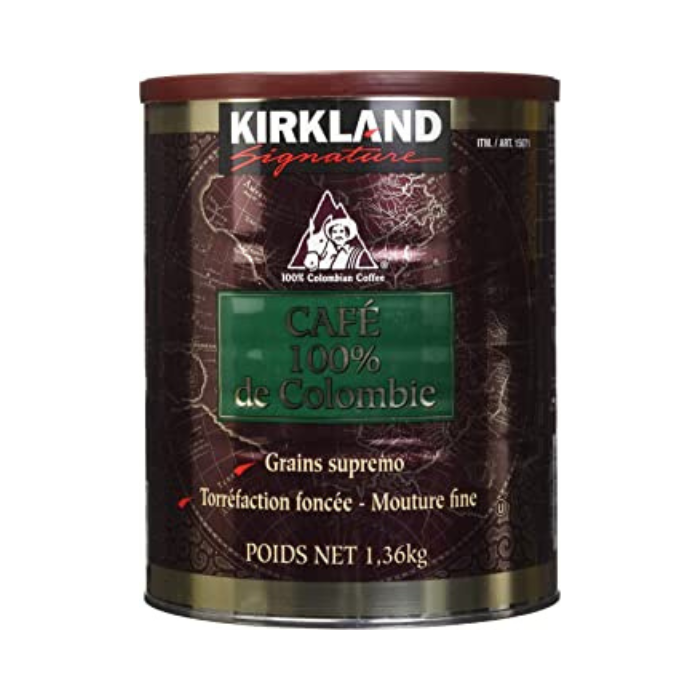 Kirkland Colombie Coffee Stash Can - 1.36kgs
