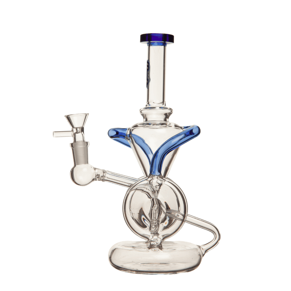 10” Twin Support Funnel Glass Rig