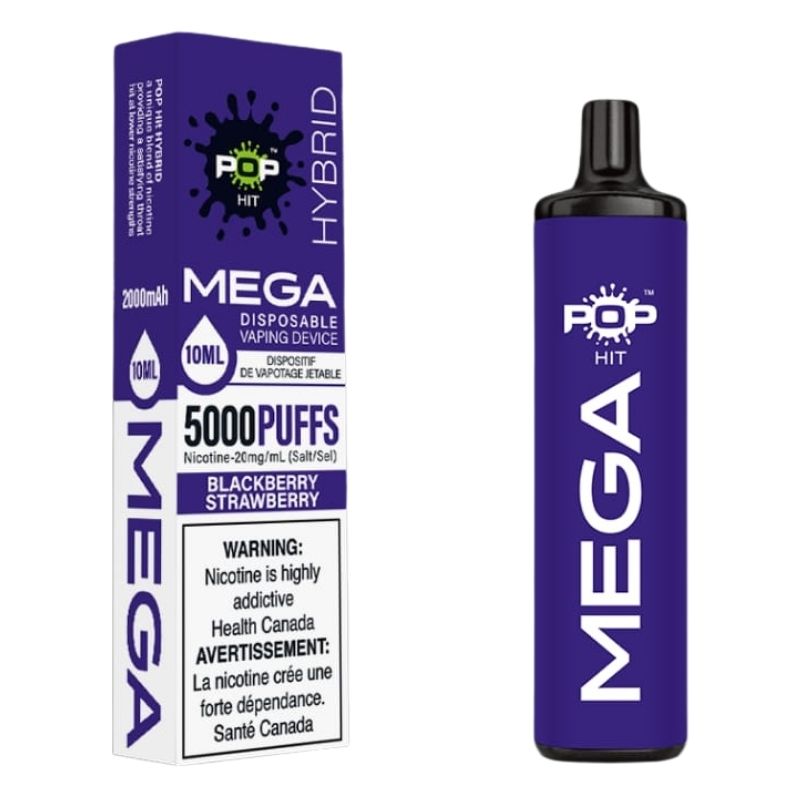 Pop Hybrid Mega 5000 Puffs Disposable Vape - 10ct