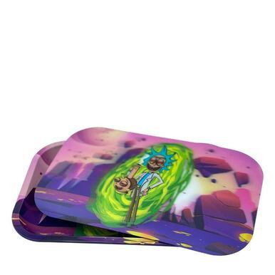 [COMBO]Rick and Bongity Smoke Arsenal Rolling Tray + 3D Magnetic Cover - Medium