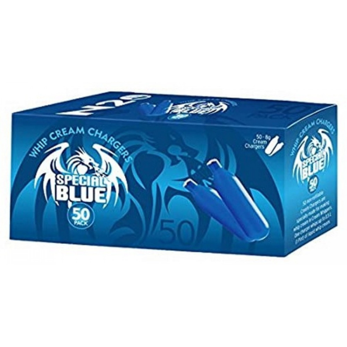 Special Blue Whip Cream Chargers - 50ct