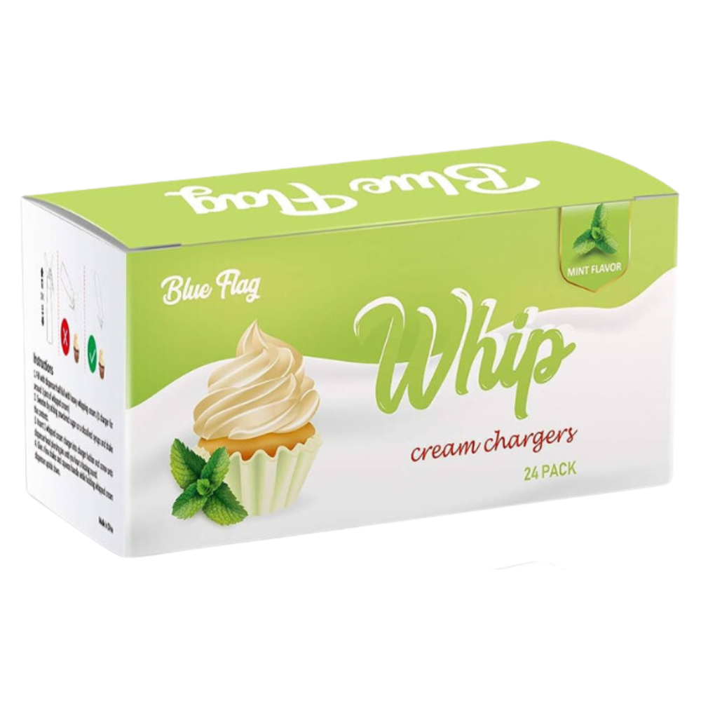 Blue Flag Whip Cream Charger (Mint) - 24ct