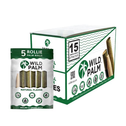 Wild Palm 5 Rolls Cones - 15ct