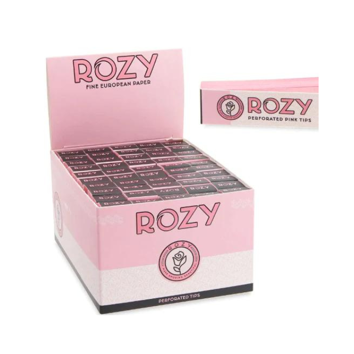 Rozy Pink Perforated Tips - 50ct