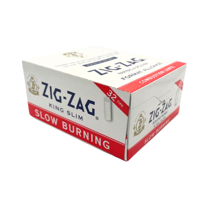 Zig Zag KSS Slow Burning Rolling Paper + Tips - 24ct