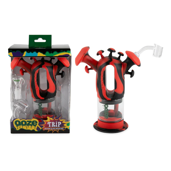 Ooze Trip Silicone Bubbler and Dab Rig