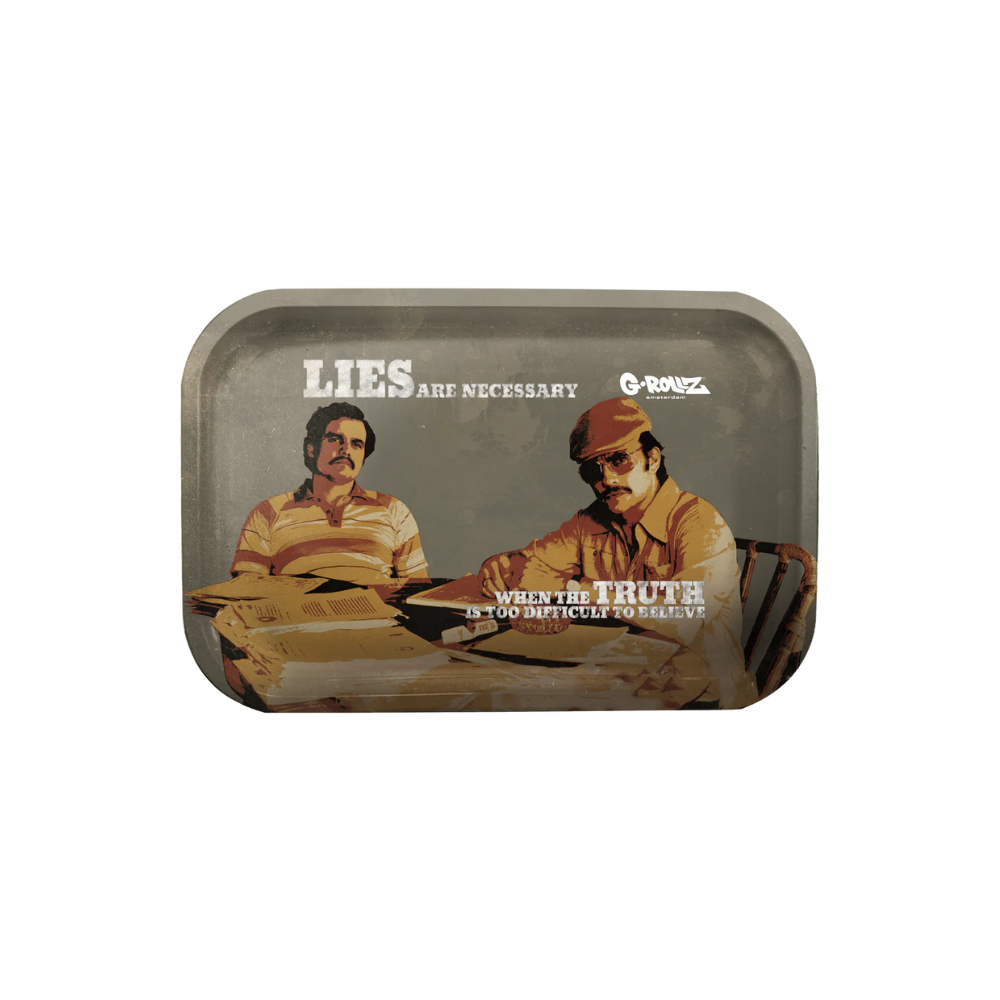 G-Rollz Narcos Truth Metal Rolling Tray - Small