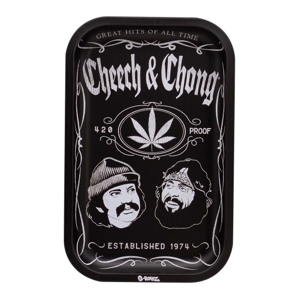 G-Rollz Cheech & Chong Greatest Hits Metal Rolling Tray - Medium