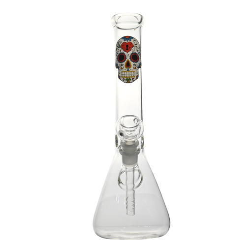 [NB-12-GBCR] 12" Clear Conical Sticker Bong - 3ct