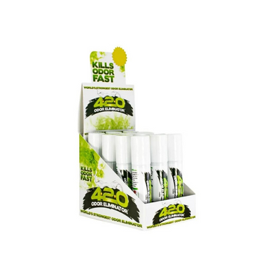 [420 GREEN ODOUR ELIMINATOR 12] 420 Odor Eliminator Clean Green - 12ct