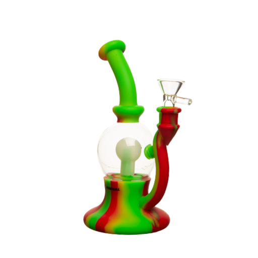 [H171] 8" Bulb Silicone Water Pipe
