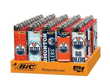 [BIC EDMONTON OILERS 50] Bic Edmonton Oilers Series Lighters - 50ct