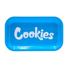 [SATRAY-M247] Blue Cookie Metal Rolling Tray - Medium