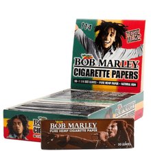 [BOB MARLEY 114 P 25] Bob Marley Hemp 1 1/4 Size Papers - 25ct