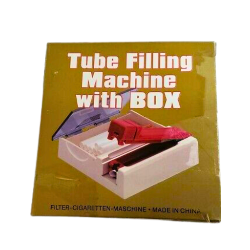 [TUBE FILLING MACHINE CM06] Cigarette tube filling machine with storage box CM06