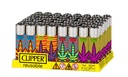 [CLIPPER COLOURED LEAVES] Clipper Colored Leaves  Lighters - 48ct