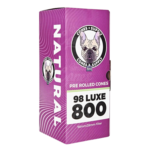 [CONES SUPPLY 98 BROWN C 800] Cone Supply 98mm Natural Brown Cones - 800ct