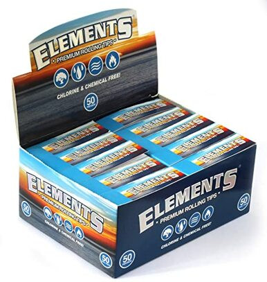 [ELEMENTS PREM T 50] Elements Premium Rolling Tips - 50ct