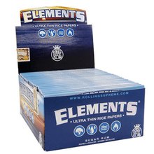 [ELEM RICE KSS P 50] Elements Rice KS Slim Rolling Papers - 50ct