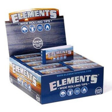 [ELEM WIDE TIPS 50] Elements Wide Rolling Tips - 50ct
