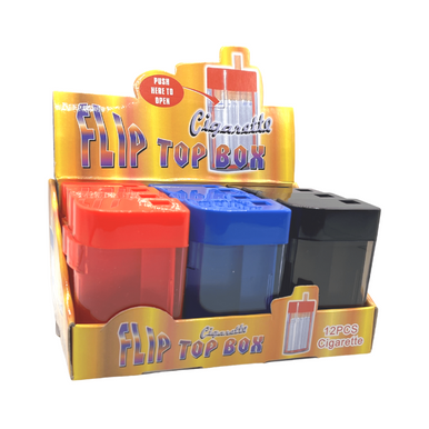 [FLIP TOP BOX 12] Flip Top Cigarette Box - 12ct