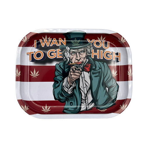 [SATRAY-S244] High Time Metal Rolling Tray - Small