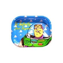 [SATRAY-S52] Infinity and Beyond Metal Rolling Tray - Small