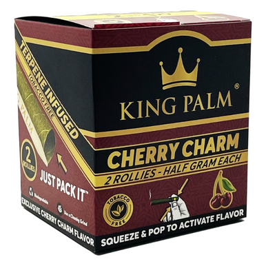 [10810089610291] King Palm 2 Rollies Cherry Charm - 20ct