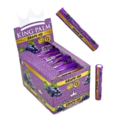 [10850018987636] King Palm Grape HD Terpene Infused Rolls- 24ct