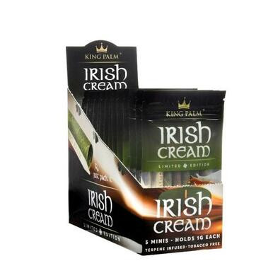 [10850018987391] King Palm Irish Cream 5 Mini Rolls - 15ct