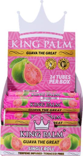 [10850018987629] King Palm Mini Tube Guava The Great - 24ct