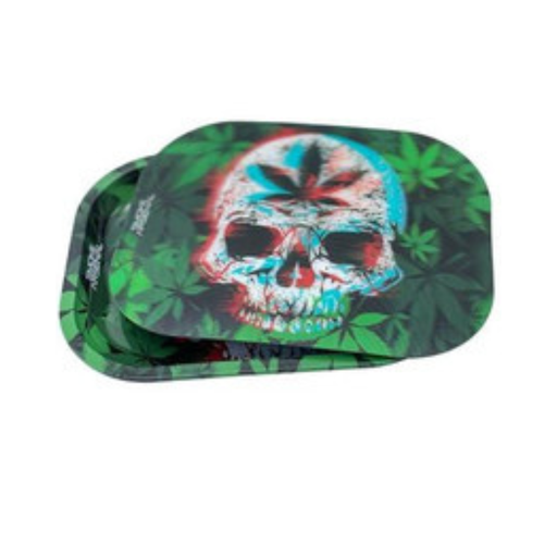 [SATCOVR-S256] Leaf Skull 3D Magnetic Tray Cover - Small