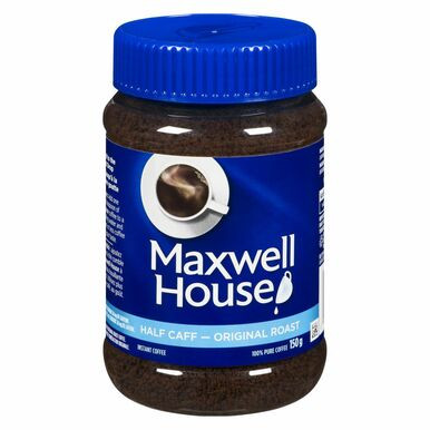 [MAXWELL HALF CAFF STASH] Maxwell House Half Caff Stash Can - 200gms