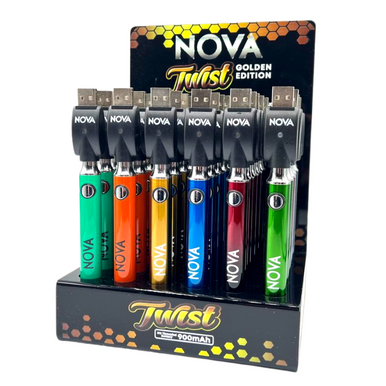 [NOVA TWIST GOLDEN  30] Nova Twist Golden Edition 900mAh Battery - 30ct