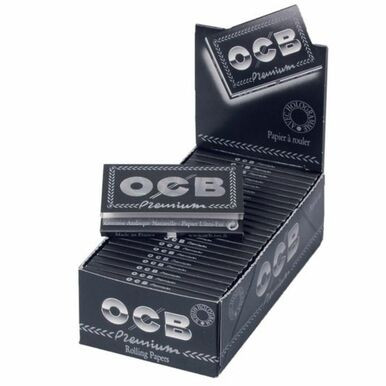 [OCB PREM DOUBLE SW P 25] OCB Premium Double Single Wide Rolling Papers - 25ct