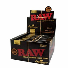 [RAW BLACK CONN KSS 24] RAW Black Connoisseur KSS + Tips - 24ct