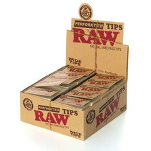 [RAW PERFORATED TIPS 50] RAW Classic Perforated Wide Tips - 50ct