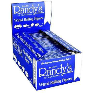 [RANDYS SILVER 114 P 25] Randy’s Silver Wired 1 1/4 Rolling Papers - 25ct